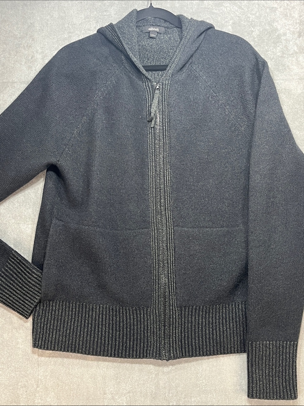 Allbirds The Hoodie 100% Merino Wool Full Zip Hooded Sweater Men’s M